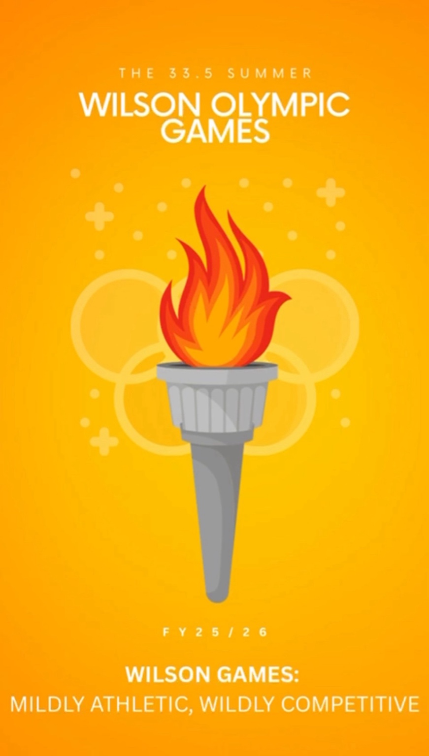Wilson Olympic Games torch poster